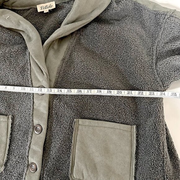 Listicle Mixed Media Jacket - Picture 11 of 12